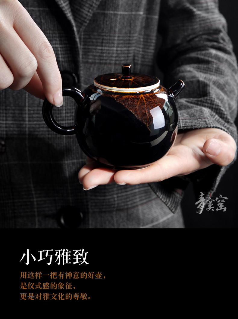 Up with jingdezhen blue was konoha built light ceramic kung fu tea boiled tea set household manual single pot of the teapot