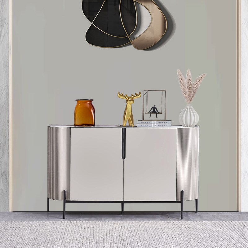 Entrance cabinet dining cabinet light luxury storage cabinet simple modern household marble shoe cabinet entrance living room home decoration