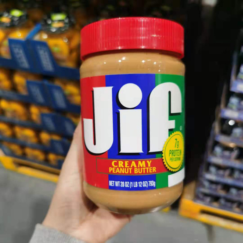 美國進(jìn)口Jif/積富顆粒型花生醬抹醬