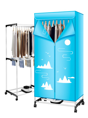 申花干衣机烘干机家用速干烘衣机静音省电风干机哄衣服衣柜衣架器