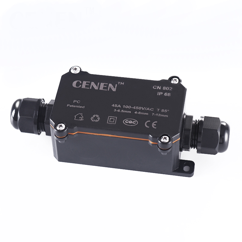 Outdoor waterproof junction box outdoor One-in-line box ground buried plastic case shell PC housing rain-proof and moisture-proof