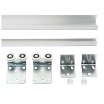 Bookcase hall cabinet external sliding door track hardware accessories sliding door wheel inner sliding door glass sliding door crane slide rail guide rail