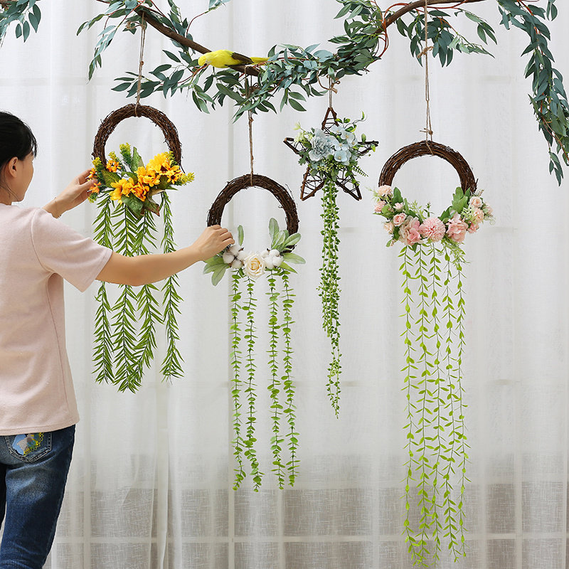 Ceiling ornaments, aerial ornaments, corridors, atmospheric creative pastoral style classroom pendants, kindergarten ins wind ornaments