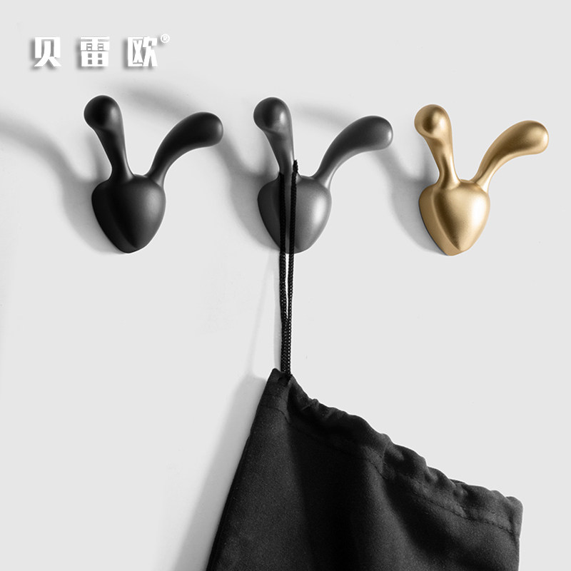Nordic wind minimal creative keyhook masonclothesBedroom cloakroom American wall hook peg clothes peg