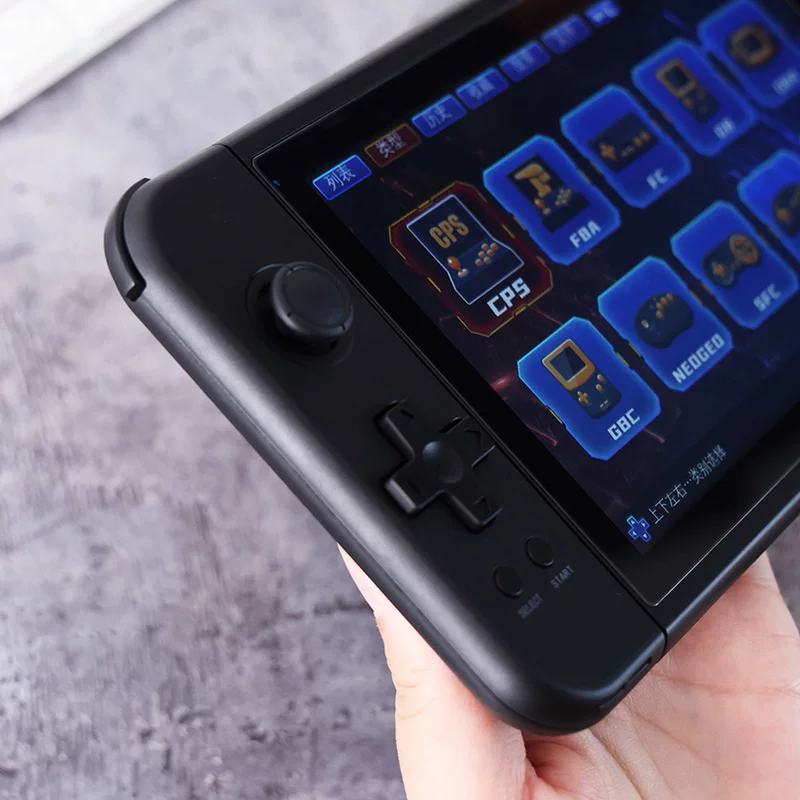Четырехлетний старый магазин 18 цветов повелитель мальчик PSP портативная игровая консоль с новым 7-дюймовым большим экраном двойной экран двойной экран PS1 детский русский квадрат ладонь вверх по течению