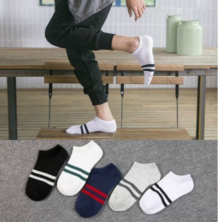 Vớ vớ Mens Mens vô hình Barrel Sucking Summer Thin nông Mùi-Proof Thuyền Socks