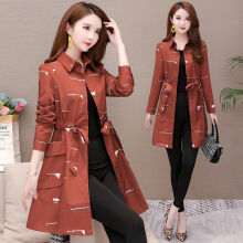 妈妈风衣女士中长款春秋装轻薄外套