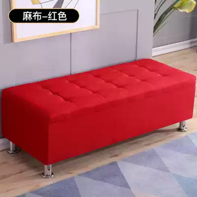 Bench shoes, stool, leather stool, bedroom, seat, Chair, storage, small strip shop, short cabinet, box-style clothes in front of the door