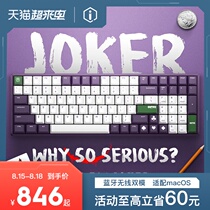 IQUNIX mechanical keyboard F96 JOKER wireless dual-mode aluminum alloy Cherry green and red axis Tea game powder axis