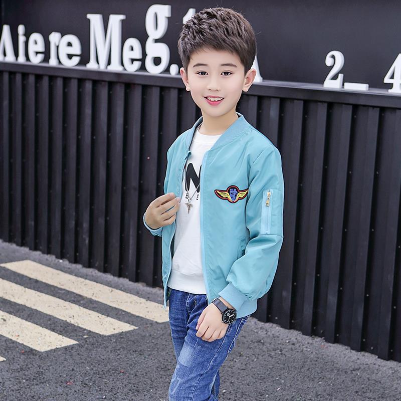 Chàng trai mùa thu váy 13 chàng trai áo khoác 12 trẻ em 5 trung và trẻ lớn hơn 6 mùa thu 7 trẻ em áo jacket 8 10 tuổi 9.