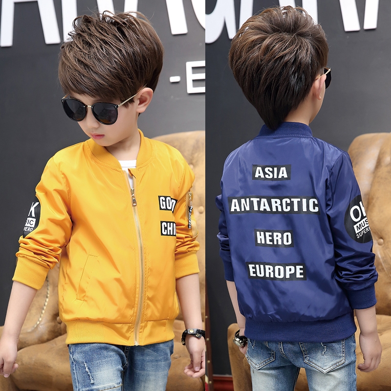 Chàng trai mùa thu váy 13 chàng trai áo khoác 12 trẻ em 5 trung và trẻ lớn hơn 6 mùa thu 7 trẻ em áo jacket 8 10 tuổi 9.