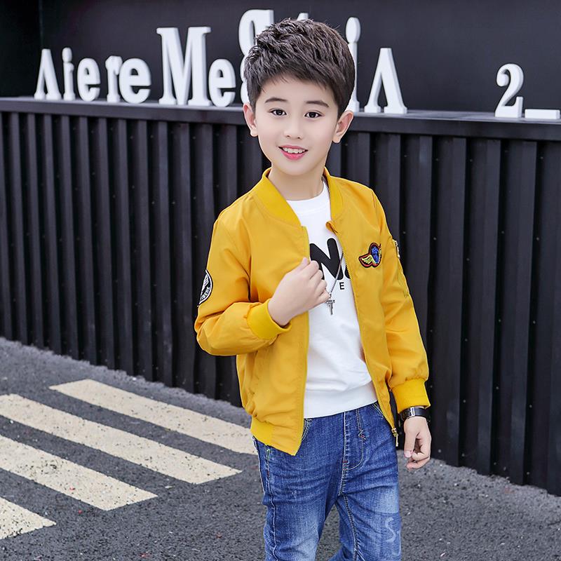 Chàng trai mùa thu váy 13 chàng trai áo khoác 12 trẻ em 5 trung và trẻ lớn hơn 6 mùa thu 7 trẻ em áo jacket 8 10 tuổi 9.