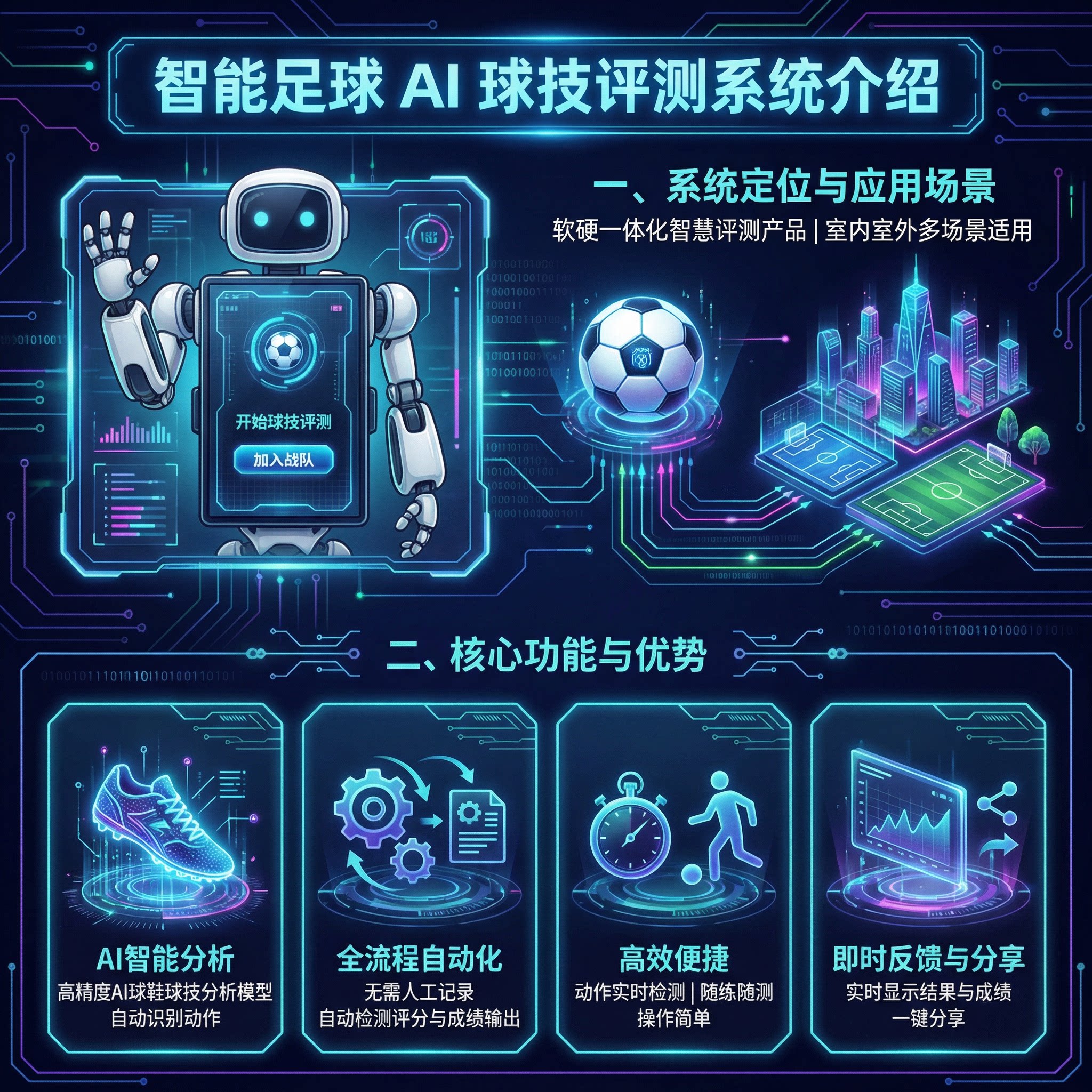 Microteam Parcel MicroTeam 家庭足球教学智能机器人AI教学系统人机交互操作快捷