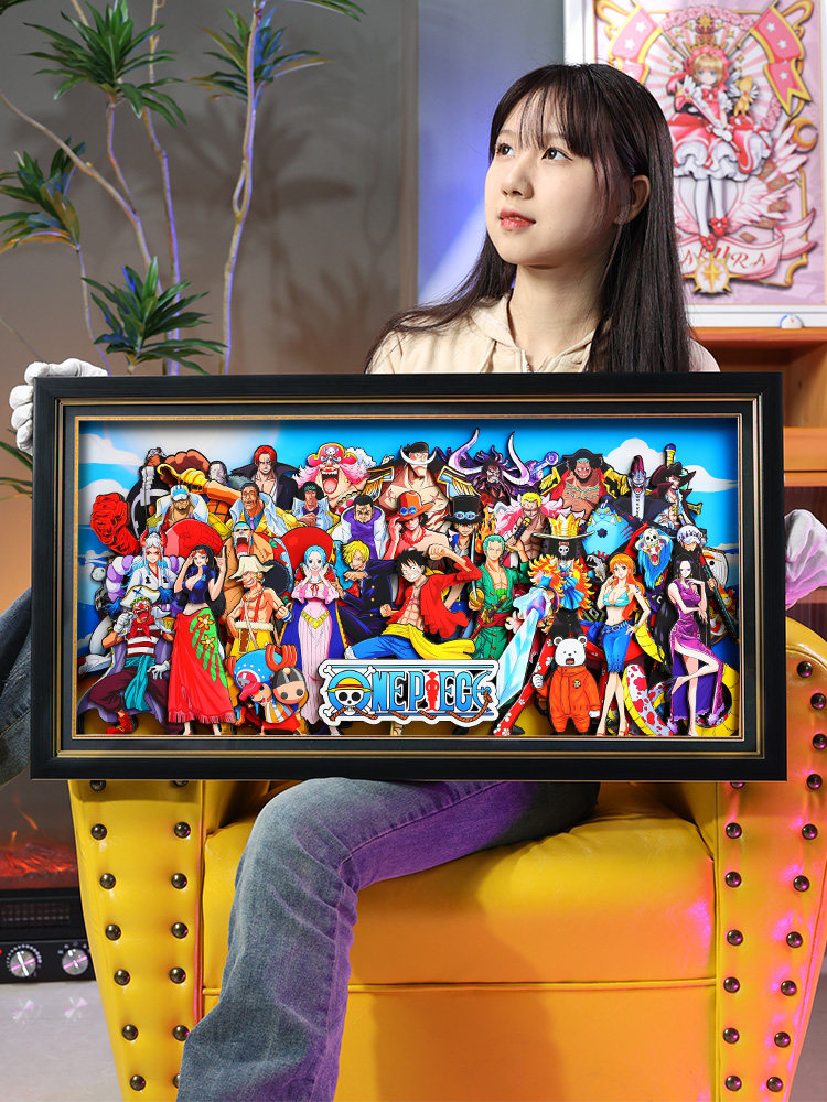 海贼王全家福3D立体画，性价比爆表！_动漫挂件_淘宝游戏网
