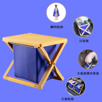  Childrens car foldable toilet Outdoor portable toilet Multi-purpose stool Adult female travel emergency toilet