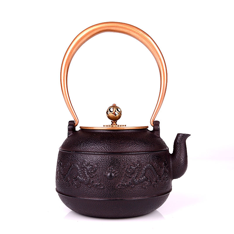 Cast iron pot of tea in southern Japan brother pig iron pot pot of boiled tea kettle teapot