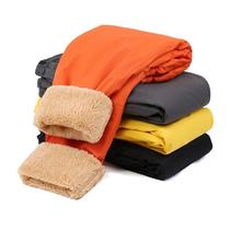 Childrens assault pants boys and girls cashmere pants autumn and winter outdoor waterproof windproof pants plus velvet padded ski pants