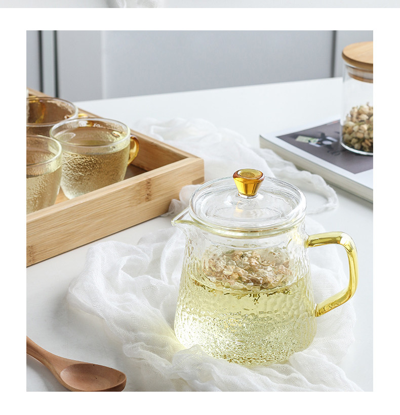 日式家用锤纹泡茶烧水壶 图1