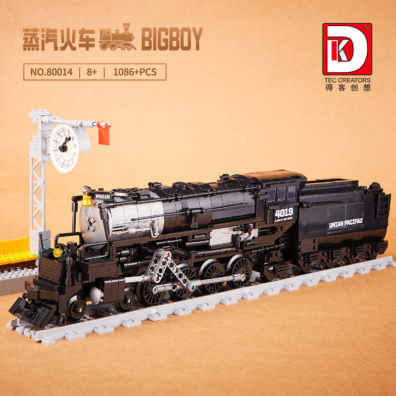 Deke Leader Steam Train Unlimited Orient Express Track Railway Ornament Educational Assembly Building Block Toy