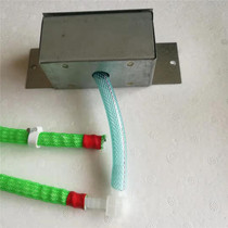 Grouting pipe box maintainable grouting pipe iron box disposable grouting pipe embedded box subway tunnel grouting box