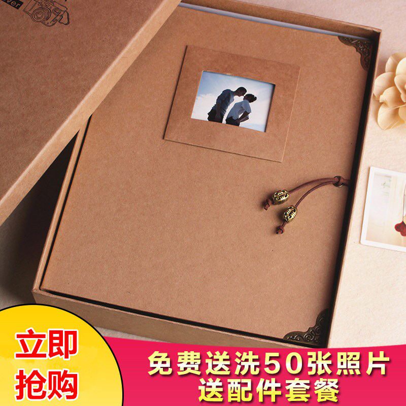 diy hand book retro phase book Adhesive Romantic Couple Love Movie Set Collection Album Creative Birthday Gift