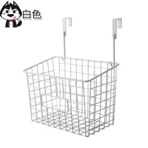 Bathroom Basket Storage Basket Toilet Iron Art hanging wall with hook hanging basket Lower hanging iron basket frame Sub-containing frame