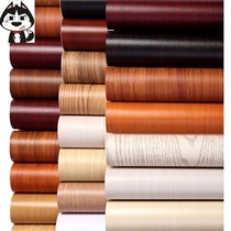 Sound Sticker Clothing Cabinet Post Paper Wood Grain Paper Cling Leather Wood Door Frame Collection Silver Living Room Cabinet Door Black Walnuts Thickened