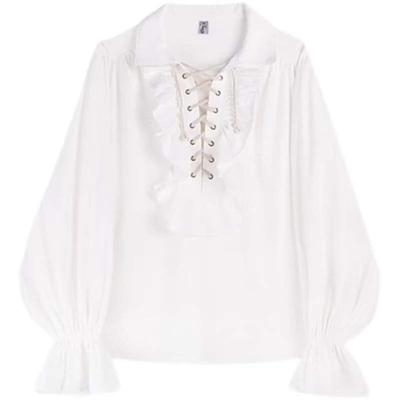 Cos Archie Shirt European and American Style Unique Palace Shirt Long-Sleeve Top for Men ins Series Cool and Stylish Design Korean Version Trendy