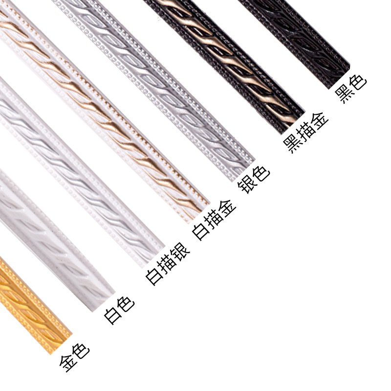 Beauty side Line Self-adhesive plaster line Background wall Ceiling Decoration Beauty Corner Seal Side Bar Household Finish Line-Taobao