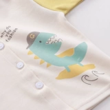 Детское хлопковое весеннее тонкое термобелье, демисезонный раздельный бандаж пупочный, нижнее белье, лонгслив, кардиган