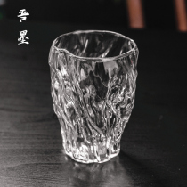 My ink Japanese handmade tree pattern glass cup high temperature thick whisky glass cup tea cup household ins
