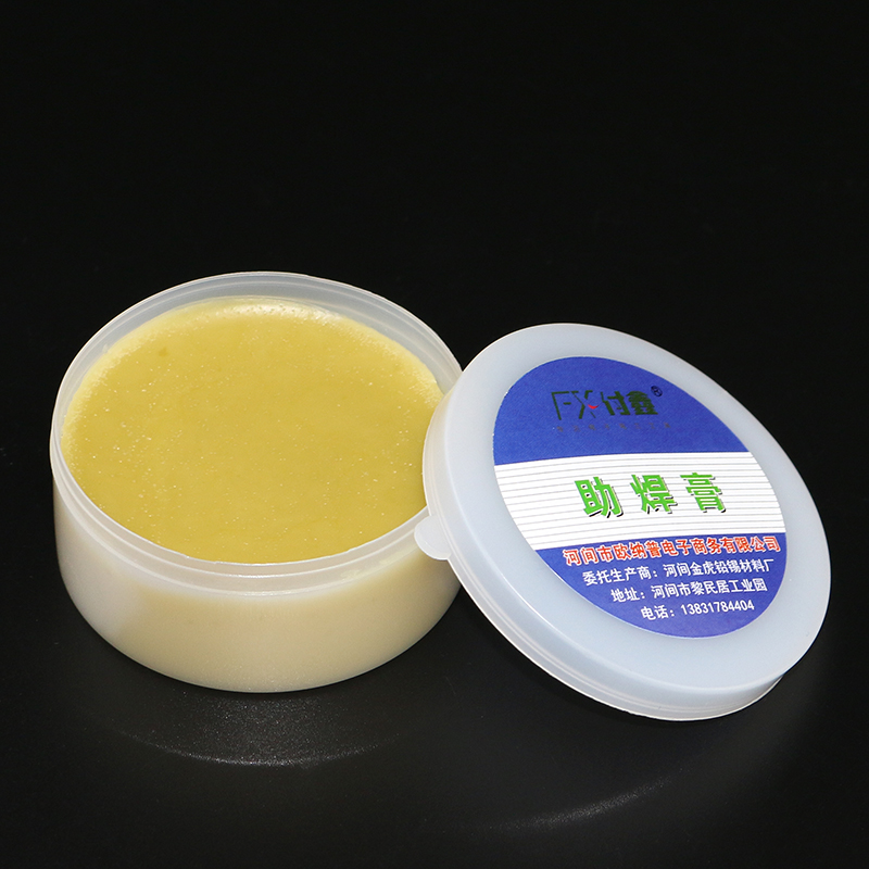 35G / & Solder Paste (1 Box)Solder paste Soldering paste rosin scaling powder Strength Easy tin No washing welding Acid free Halogen free yellow Welding oil