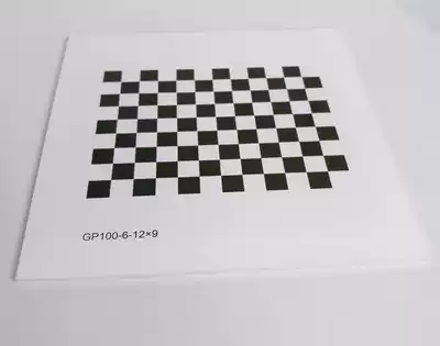 Checkerboard alumina calibration board Diffuse non-reflective 12*9 grid visual optical correction board
