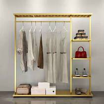 New clothing display coat and hat storage store rack floor-mounted home multiple racks mens and womens clothes racks iron art storage