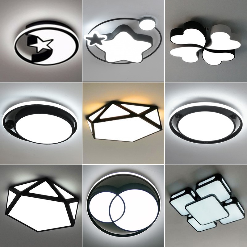 Bedroom Lights Net Red Simple Modern Dining Room Creative Nordic LED Ceiling Lights Home Room Balcony Living Room Lighting