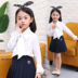 Girls áo hơi 2019 phiên bản Hàn Quốc trẻ em mùa xuân của cô bé mũi dài tay thời trang áo sơ mi đáy trắng. 