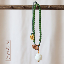 Car rear-view mirror pendant only beauty Bodhi Lotus Good luck Lianlian car hung handheld pendant creative hand gift