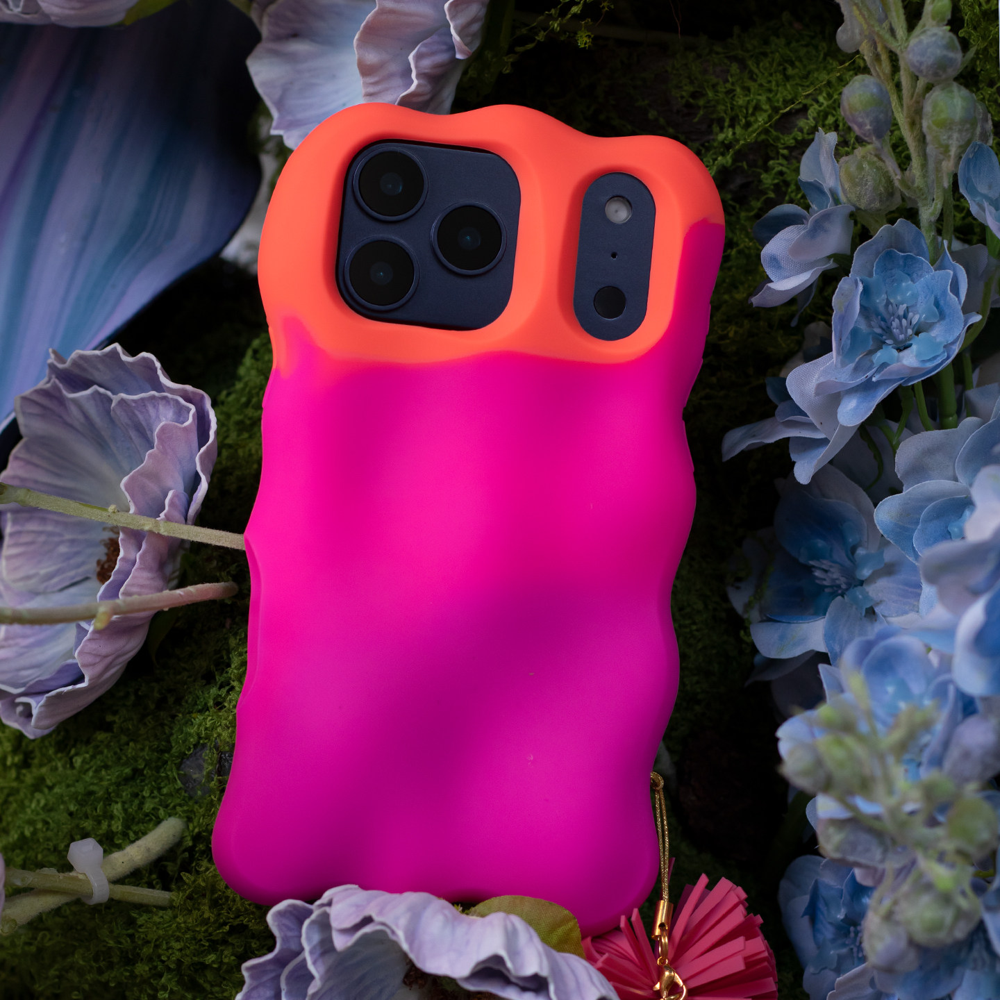 Pastel Tie-Dye Flowing iPhone Case