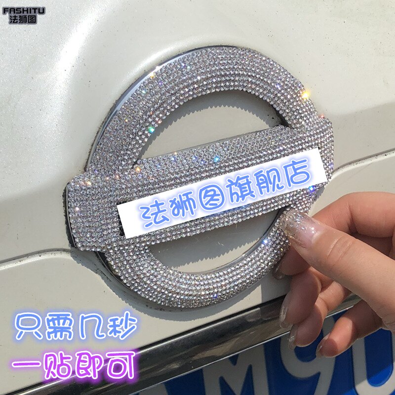 Suitable for new Nissan's Qianqi Daoxuan Comfort Sunshine Blue Bird Car Mark with Decorative Car Sticker Diamond