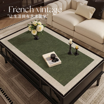 French antique style coffee table mat desktop protective mat French antique style coffee table mat desktop protective mat