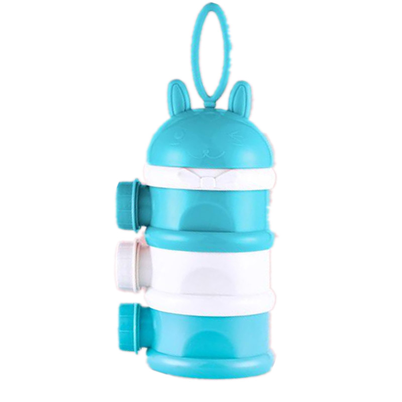 Baby milk powder box portable out of food baby, small number of rice flour box sealed powdered milk storage tank
