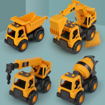 Oversized simulation engineering truck toy excavator mixer set children sand digging tools boys girls ATV resistant to falling