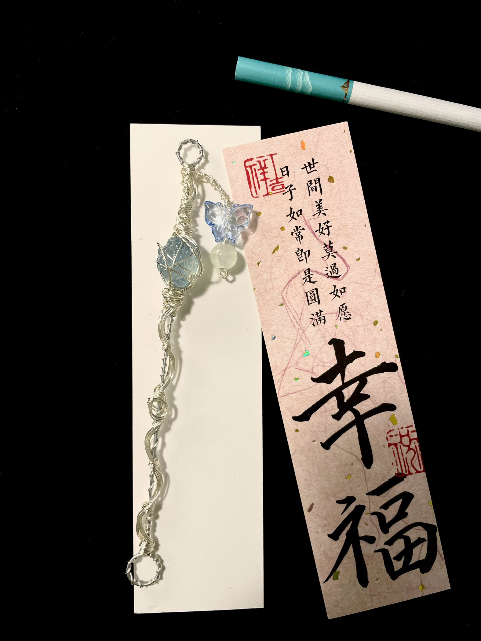 手作烟托浪漫氛围感粉蓝原石蝴蝶,如何打造你的专属烟斗空间?-烟斗架-淘宝好物网