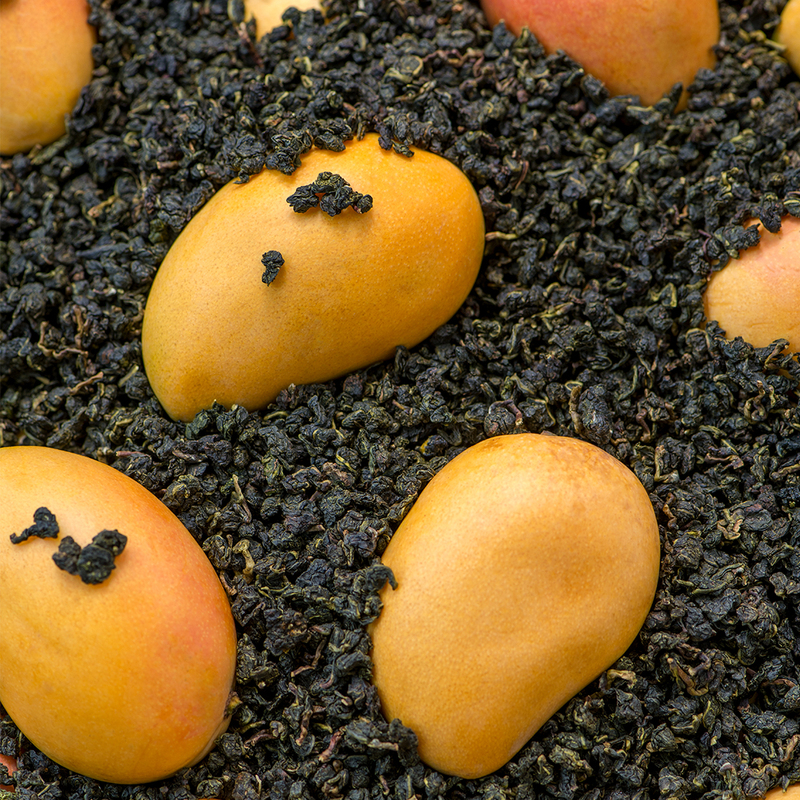 Mango Oolong/Leaf Loose Leaf | Fresh Fruit Infused, Summer Mango Sweetness Fills the Oolong, Raw and Slightly Sour Khyrse