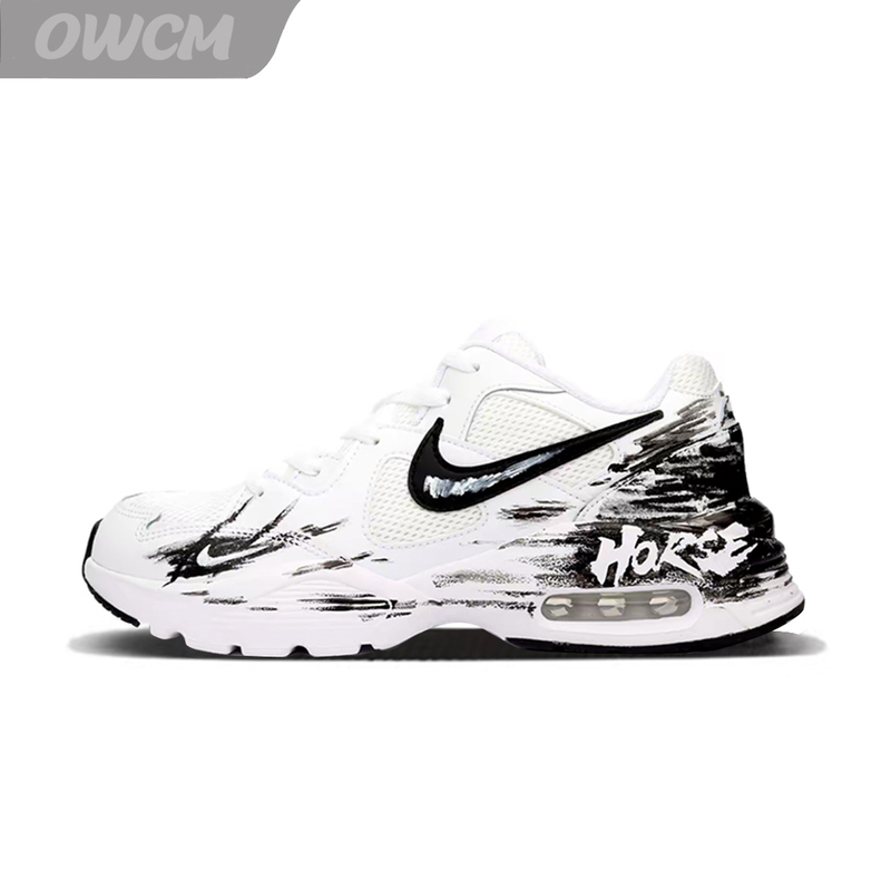 Nike Air Max Fusion Dawn White Horse Year Ink Style Height-Increasing Casual Running Shoes Unisex