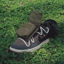 NIKE DUNK LOW retro Jun Jun Green Detachable Functional Wind Deconstructing Wind Casual Board Shoes Men And Women Customized