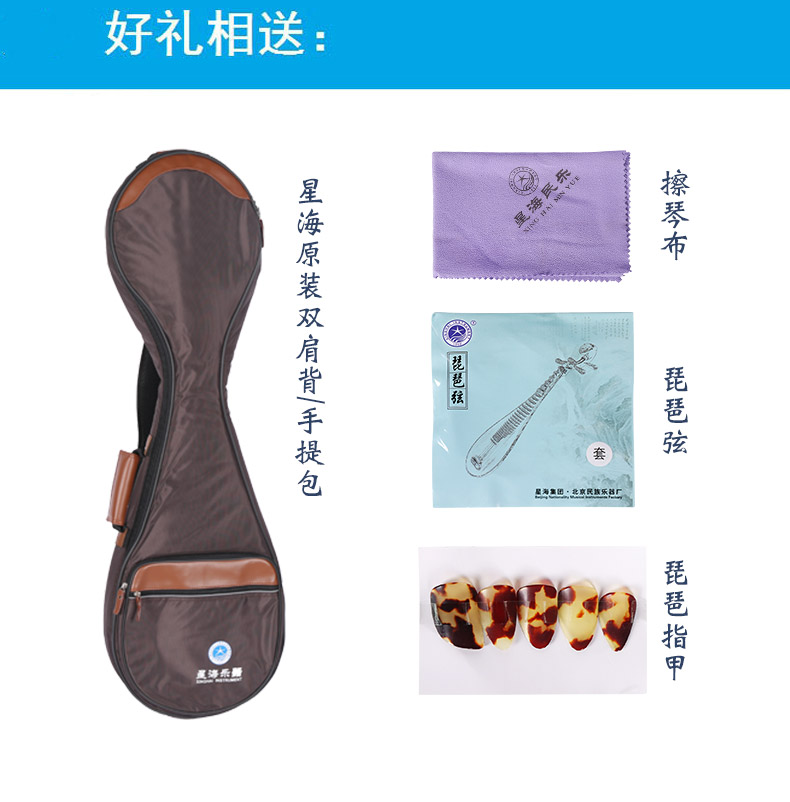 Xinghai instrument nhạc cụ xương cứng hoa shaft gỗ mun children trẻ em trưởng thành instrument nhạc cụ gảy quốc gia - Nhạc cụ dân tộc sáo điện tử ewi