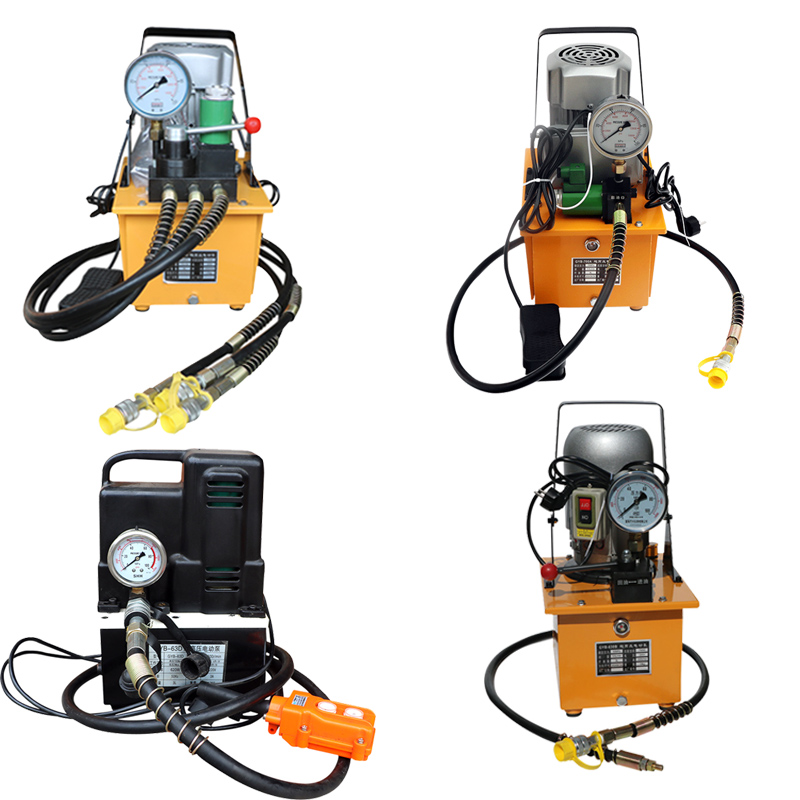 Hydraulic electric pump Solenoid valve Hydraulic oil pump station Hydraulic press Electric foot pedal handle Ultra-high pressure oil pump