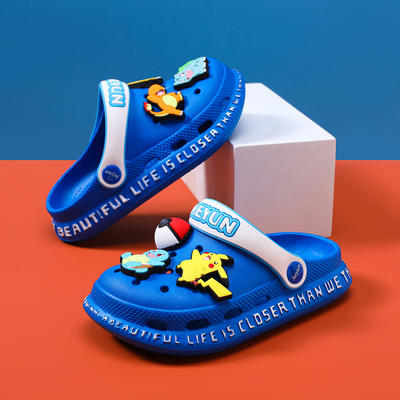 Super Hero Children's Croc Shoes Boys' Slippers Summer New Non-Slip Soft Sole Sandals Baby Boys Beach Shoes — 7