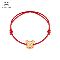 Lammire year after year mouse small rat red rope lovers bracelet handstring ornament hand rope adjustable hand rope